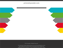 Tablet Screenshot of prismaticpowder.com